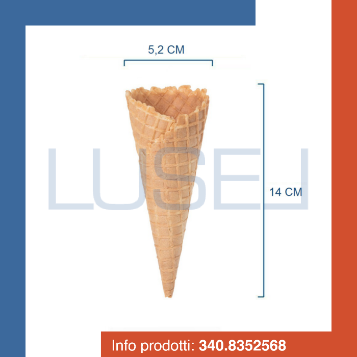 Forniture per bar, gelaterie e ristoranti PZ 420 Cono Tiepolo per