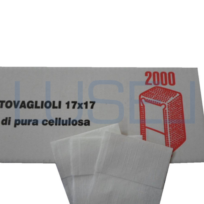 PZ 2000 Tovaglioli di cellulosa per dispenser cm 17x17