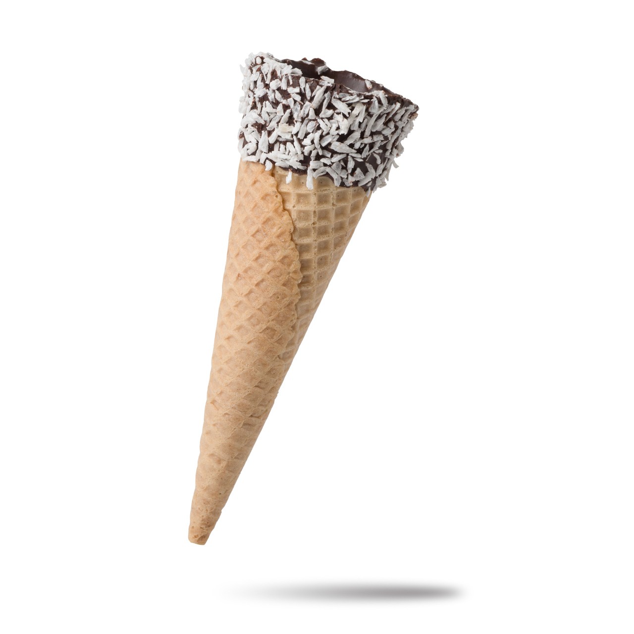 PZ 170 Cono per gelato cialda per gelato arrotolata ricoperto di granella al cocco