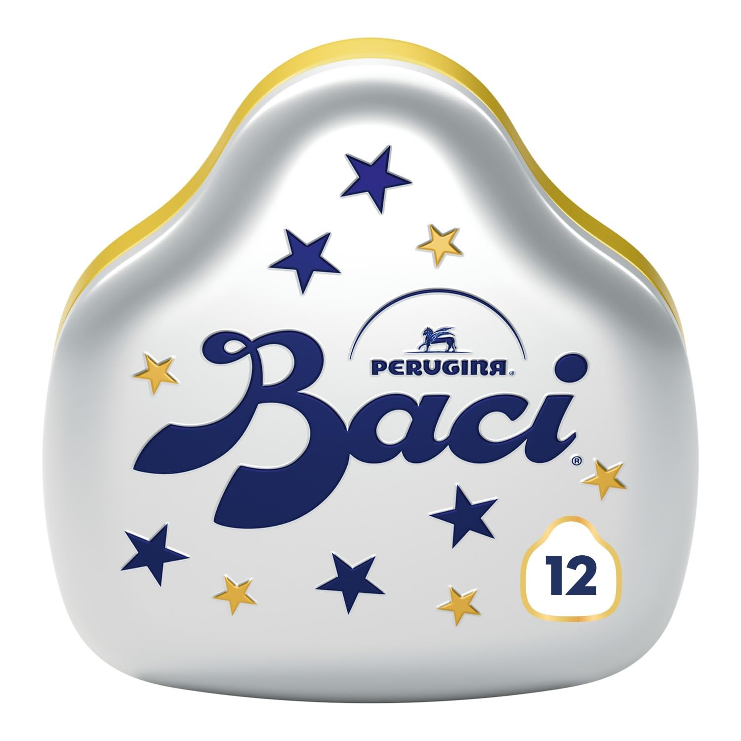 pz 1 latta regalo bacio 150gbaci perugina cioccolatini fondenti ripieni al gianduia