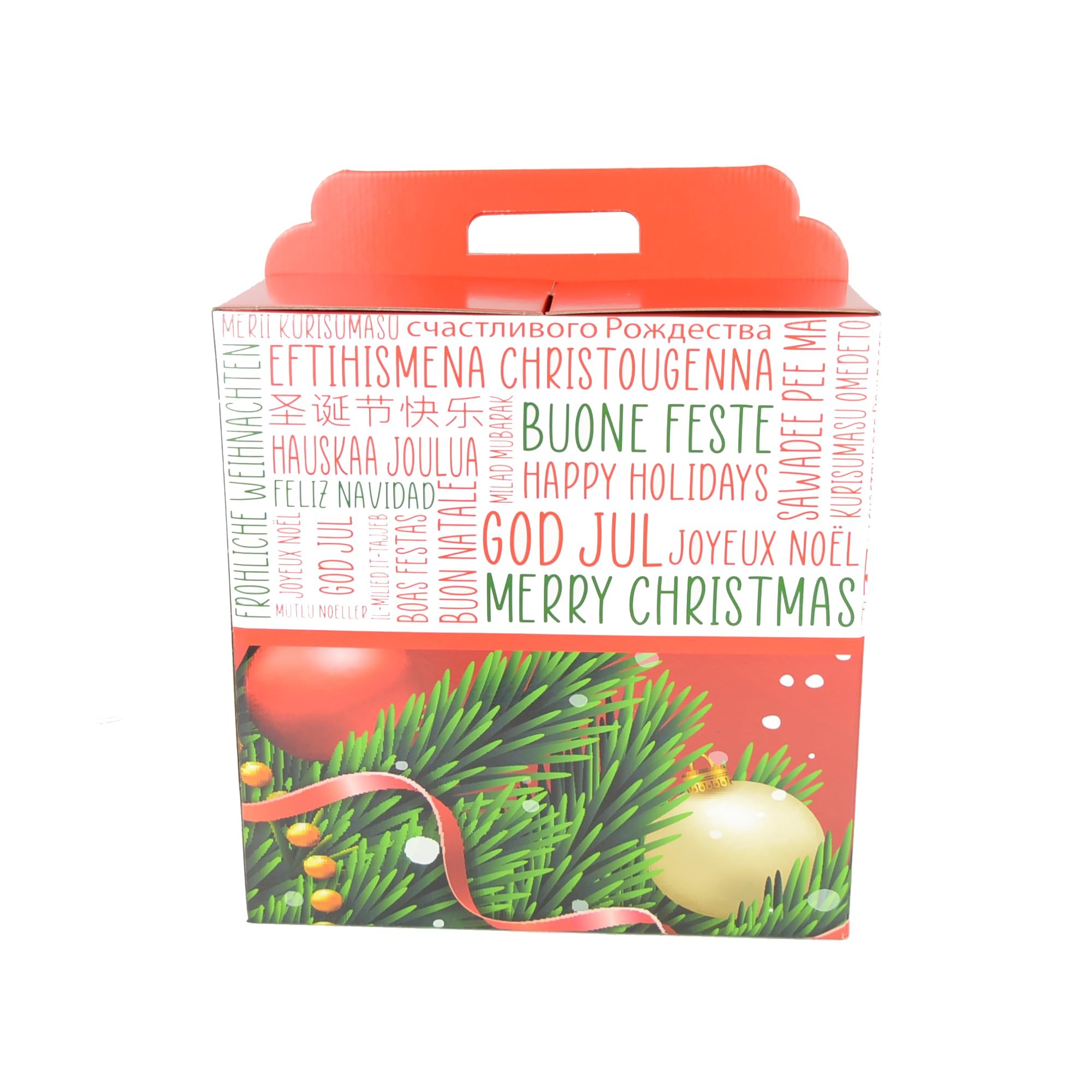 pz 5 scatola regalo in cartone ideale per creare pacchi natale cesto natalizio confezione regalo