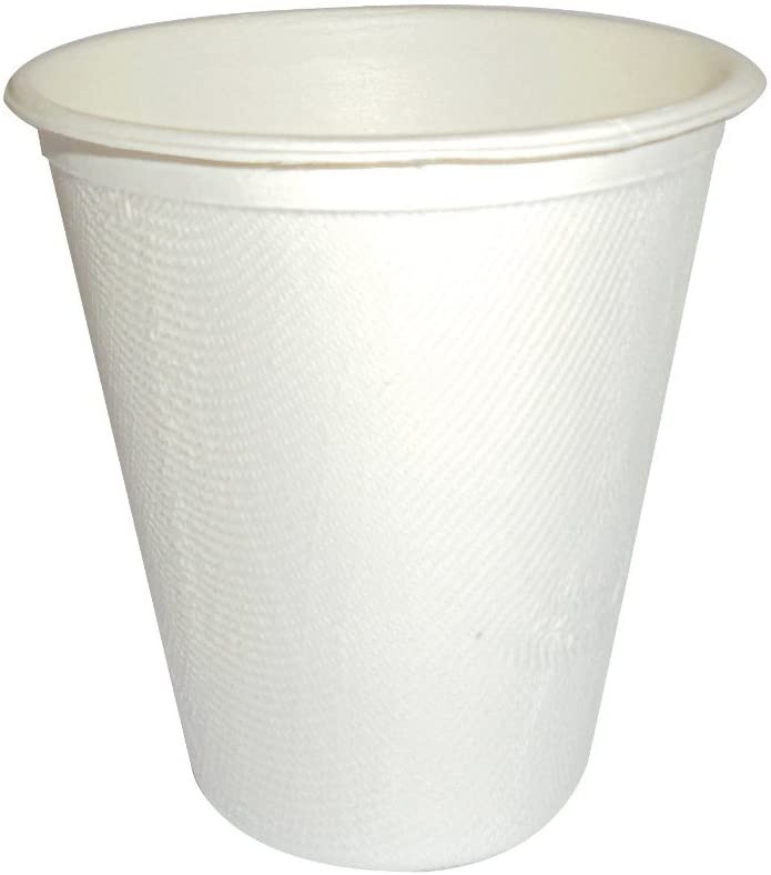 PZ 50 Bicchiere in polpa di cellulosa cc 260 compostabile biodegradabile 100% naturale ecologico