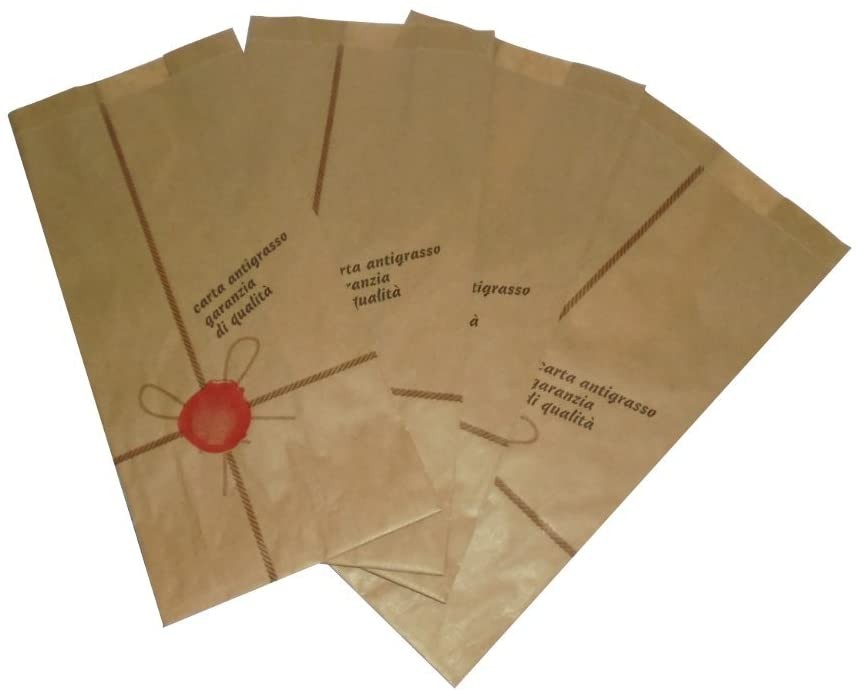PZ 200 Busta cm 14x30 per pizzette biscotti e dolci in carta antigrasso