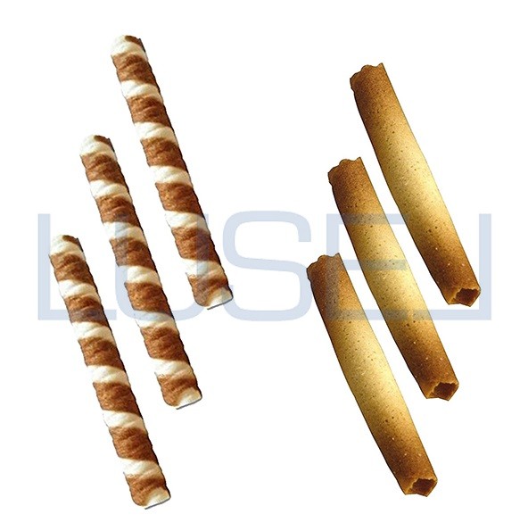 pz 100 cialde forma cannolo + pz 250 cialde bicolore forma cannolo per gelato