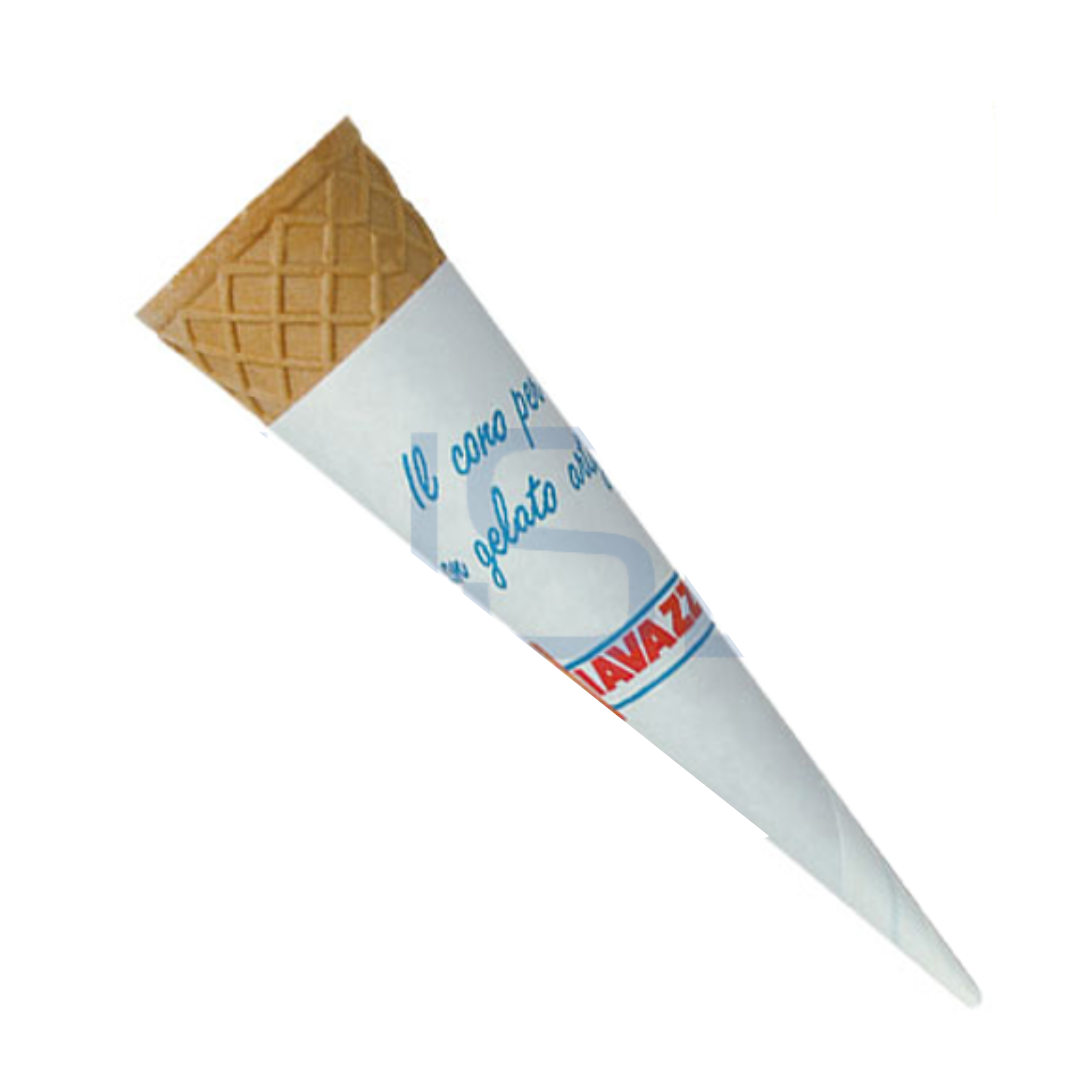 Pz 180 Cono wafer medio + pirottino in carta  in cialda wafer  piccolo cono per gelato cialda per gelato