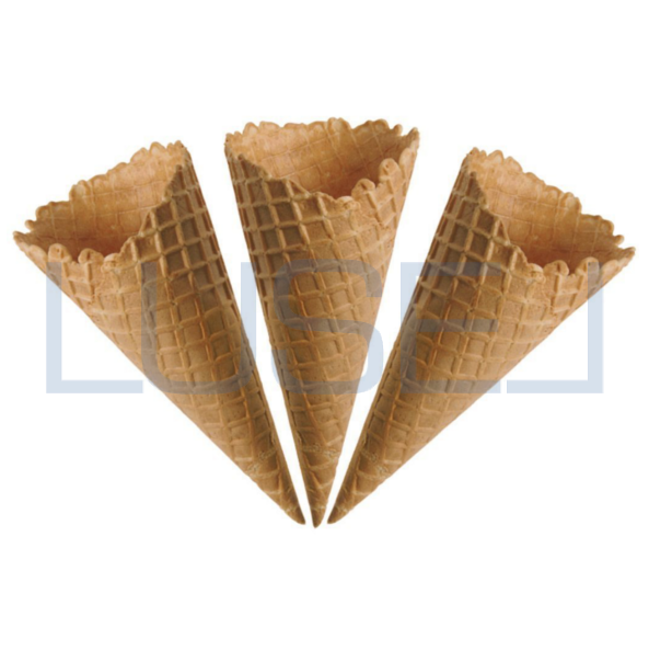 PZ 190 Cialda Leonardo per gelato arrotolata grande cialdone croccante per gelato