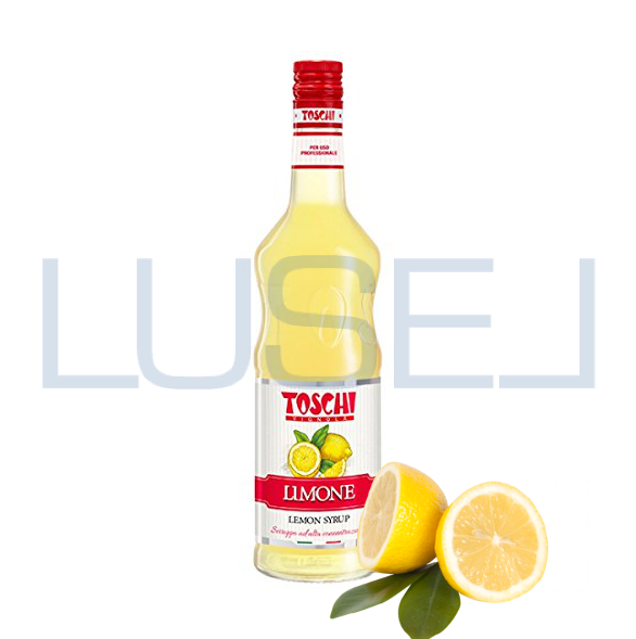 GR 1300 Sciroppo al limone Toschi lemon syrup per granite e cocktail in bottiglia