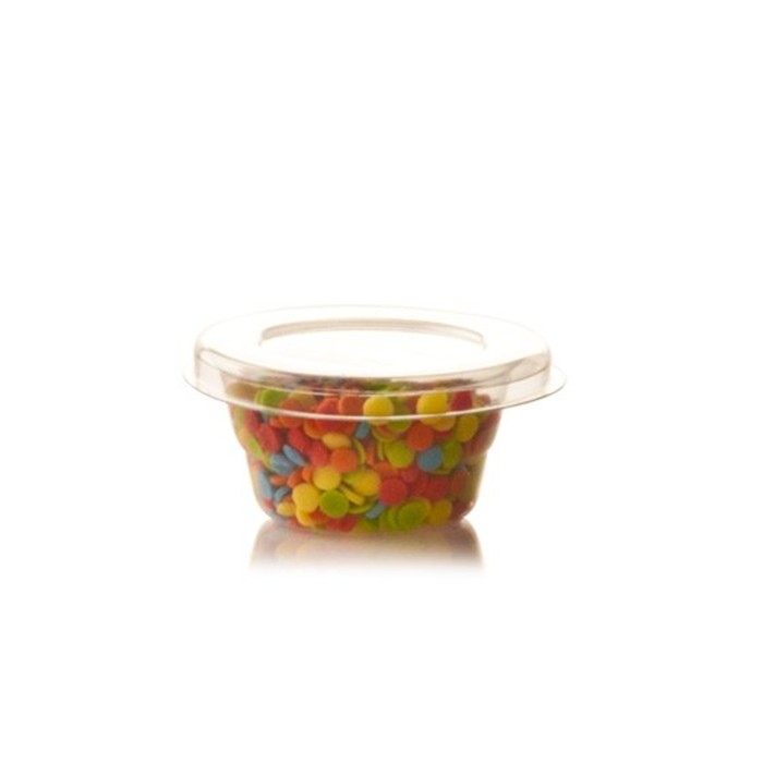 PZ 100 Coppa Salsa + coperchio per monoporzioni o degustazioni di salse e condimenti