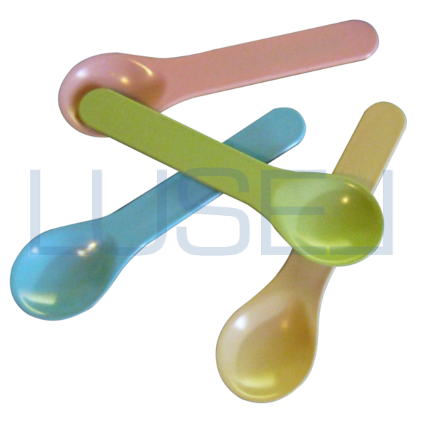 PZ 400 Cucchiaini multicolor da cm 15 in plastica per gelati yogurt e dolci spoon new design