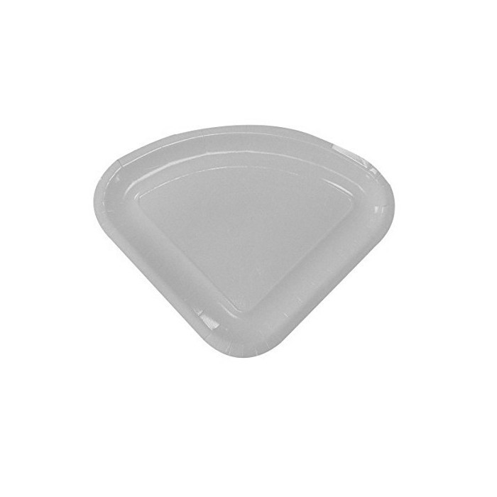 PZ 100 Piatto triangolare per trancio di pizza in cartoncino da asporto (spicchio da 1/4)