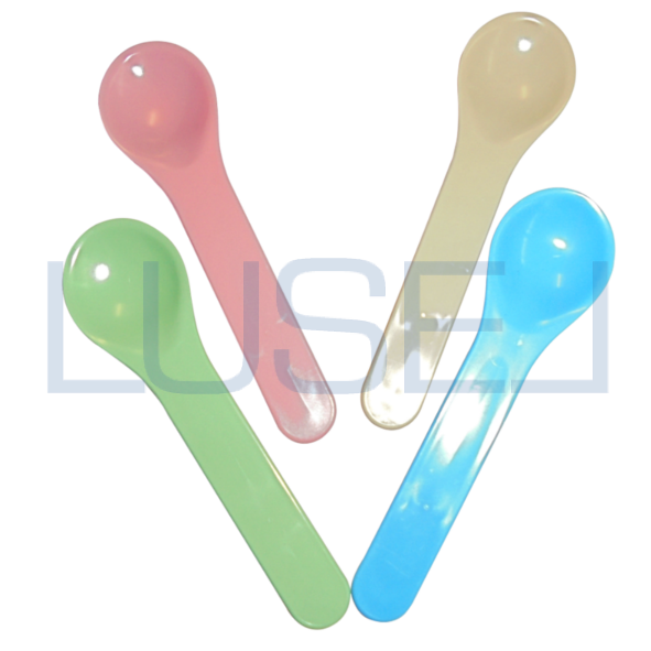 PZ 400 Palettine multicolore da cm 11,5 in plastica per yogurt gelati e dolci new design spoon (pinco)