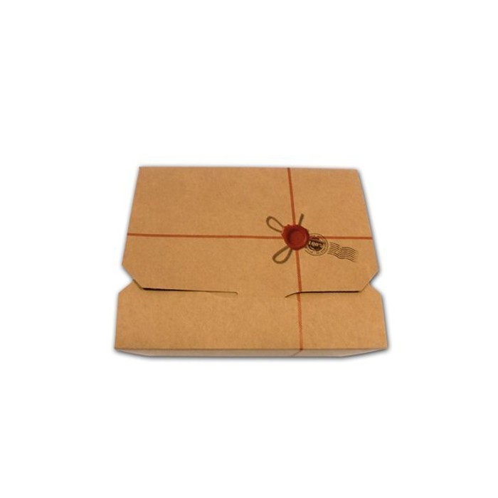 PZ 60 Porta alimenti grande 21,5 x cm 16 alto cm 4,8  in carta alimentare per asporto avana
