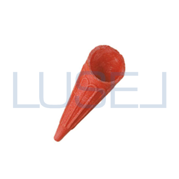 PZ 500 Cialde per gelati a forma di punta di cono rosse per coppe gelato e dolci