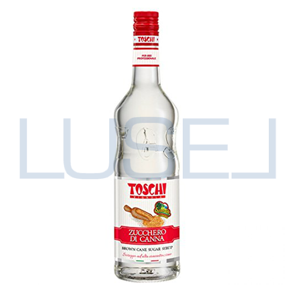 LT 1 Sciroppo di zucchero di canna liquido Toschi in bottiglia di vetro kg 1,32