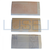 PZ 20 Tovaglia in carta a secco decorata cm 100 x 100 simile al tessuto