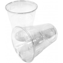 PZ 200 Bicchiere compostabile ecologico trasparente kristal bio per bevande e acqua