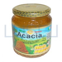 GR 500 Miele di acacia Praconi 100 % italiano in vaso vetro honey natural sweetener