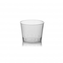 Pz 100 coppa rotonda da cc 300 per macedonia in plastica trasparente kristal cup