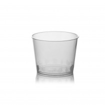 Pz 100 coppa rotonda da cc 400 per macedonia in plastica trasparente kristal cup