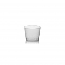 Pz 100 coppa rotonda da cc 150 per macedonia in plastica trasparente kristal cup