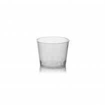 Pz 100 coppa rotonda da cc 200 per macedonia in plastica trasparente kristal cup