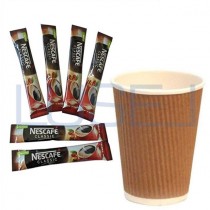 Kit Promozionale pz 240 Nescafe' Classic monoporzione + pz 100 Bicchieri termici in cartone da ml 250