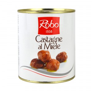gr 880 castagne lessate al miele per lavorazioni culinarie dolci e salate