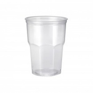 PZ 20 Bicchiere 300 CC compostabile ecologico trasparente kristal bio per bevande e acqua