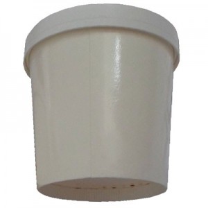 PZ 100 Bicchieri in cartone termici da cc 750 con coperchio per alimenti