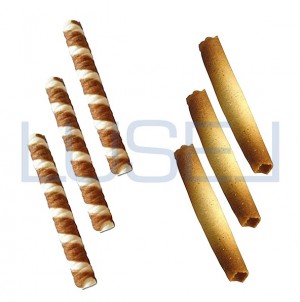 pz 100 cialde forma cannolo + pz 250 cialde bicolore forma cannolo per gelato