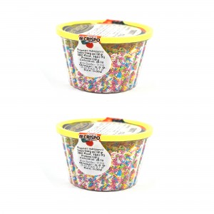 gr 400 di codette di zucchero colorate per dolci, gelati, dessert, pasticcini