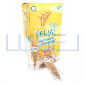PZ 40 Cono per gelato cialda per gelato senza glutine per celiaci imbustato singolarmente