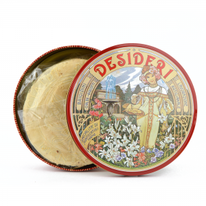gr 360 cialde di montecatini alla mandorla confezione latta -almond waffle per gelati mousse e semifreddi