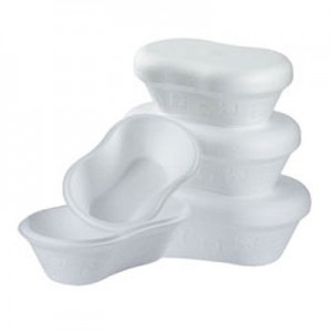 PZ 60 Vaschette per gelato bianche white termiche da ml 1000 in polistirolo per alimenti con coperchio
