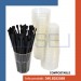 kit-promozionale-pz-40-bicchiere-trasparente-compostabile-ecologico-da-300-cc-pz-250-cannucce-cucchiaio-nere-biodegradabili