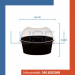 pz-100-coppetta-tartufo-monoporzione-da-cc-200-nera-+-coperchio-trasparente-arrotondato-per-dolci-mousse-e-semifreddi